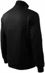 Απλή ανδρική μπλούζα χωρίς κουκούλα, μαύρος