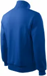 Απλή ανδρική μπλούζα χωρίς κουκούλα, μπλε ρουά