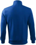 Απλή ανδρική μπλούζα χωρίς κουκούλα, μπλε ρουά