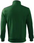 Απλή ανδρική μπλούζα χωρίς κουκούλα, πράσινο μπουκάλι