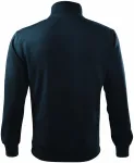 Απλή ανδρική μπλούζα χωρίς κουκούλα, σκούρο μπλε