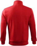 Απλή ανδρική μπλούζα χωρίς κουκούλα, το κόκκινο