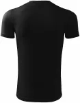 Αθλητικό μπλουζάκι για παιδιά, μαύρος