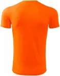 Αθλητικό μπλουζάκι για παιδιά, πορτοκαλί νέον