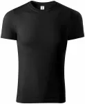 Ελαφρύ μπλουζάκι με κοντά μανίκια, μαύρος