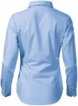 Γυναικεία βαμβακερή μπλούζα με μακριά μανίκια, γαλάζιο του ουρανού