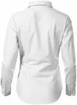 Γυναικεία βαμβακερή μπλούζα με μακριά μανίκια, λευκό