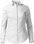 Γυναικεία βαμβακερή μπλούζα με μακριά μανίκια, λευκό