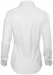Γυναικεία μπλούζα μακρυμάνικη Λεπτή εφαρμογή, λευκό