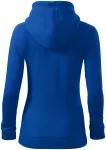 Γυναικεία μπλούζα με κουκούλα, μπλε ρουά