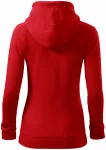 Γυναικεία μπλούζα με κουκούλα, το κόκκινο