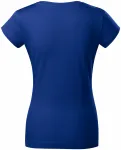 Γυναικεία μπλούζα με ντεκολτέ V, μπλε ρουά