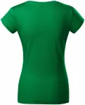Γυναικεία μπλούζα με ντεκολτέ V, πράσινο γρασίδι