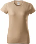 Γυναικείο απλό μπλουζάκι, αμμώδης