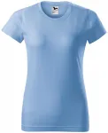 Γυναικείο απλό μπλουζάκι, γαλάζιο του ουρανού