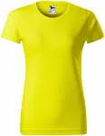 Γυναικείο απλό μπλουζάκι, λεμόνι κίτρινο