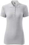 Γυναικείο απλό πουκάμισο πόλο, ανοιχτό γκρι μάρμαρο