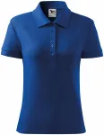 Γυναικείο απλό πουκάμισο πόλο, μπλε ρουά