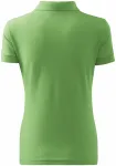 Γυναικείο απλό πουκάμισο πόλο, πράσινο μπιζέλι