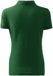 Γυναικείο απλό πουκάμισο πόλο, πράσινο μπουκάλι
