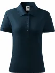 Γυναικείο απλό πουκάμισο πόλο, σκούρο μπλε