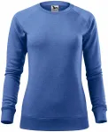 Γυναικείο απλό πουλόβερ, μπλε μάρμαρο