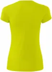Γυναικείο αθλητικό μπλουζάκι, κίτρινο νέον