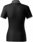 Γυναικείο κλασικό μπλουζάκι πόλο, μαύρος