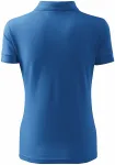 Γυναικείο κομψό πουκάμισο πόλο, γαλάζιο