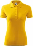 Γυναικείο κομψό πουκάμισο πόλο, κίτρινος