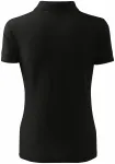Γυναικείο κομψό πουκάμισο πόλο, μαύρος