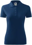 Γυναικείο κομψό πουκάμισο πόλο, μπλε μεσάνυχτα