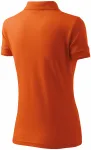 Γυναικείο κομψό πουκάμισο πόλο, πορτοκάλι