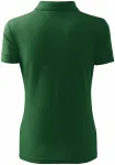 Γυναικείο κομψό πουκάμισο πόλο, πράσινο μπουκάλι