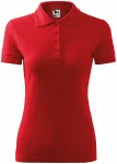 Γυναικείο κομψό πουκάμισο πόλο, το κόκκινο