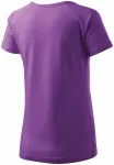 Γυναικείο κωνικό μπλουζάκι με μανίκια raglan, μωβ