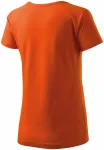 Γυναικείο κωνικό μπλουζάκι με μανίκια raglan, πορτοκάλι