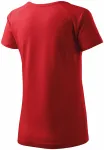 Γυναικείο κωνικό μπλουζάκι με μανίκια raglan, το κόκκινο