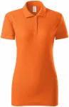 Γυναικείο κοντό πουκάμισο πόλο, πορτοκάλι