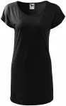 Γυναικείο μακρύ μπλουζάκι / φόρεμα, μαύρος
