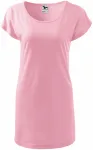 Γυναικείο μακρύ μπλουζάκι / φόρεμα, ροζ