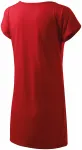 Γυναικείο μακρύ μπλουζάκι / φόρεμα, το κόκκινο