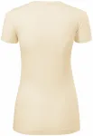 Γυναικείο μπλουζάκι από μαλλί Merino, αμύγδαλο