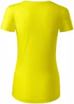 Γυναικείο μπλουζάκι από οργανικό βαμβάκι, λεμόνι κίτρινο