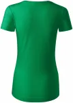 Γυναικείο μπλουζάκι από οργανικό βαμβάκι, πράσινο γρασίδι