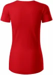 Γυναικείο μπλουζάκι από οργανικό βαμβάκι, το κόκκινο