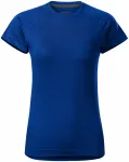 Γυναικείο μπλουζάκι για αθλήματα, μπλε ρουά