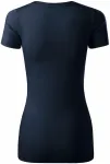 Γυναικείο μπλουζάκι με διακοσμητική ραφή, ombre μπλε