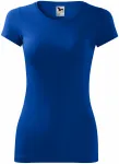 Γυναικείο μπλουζάκι με λεπτή εφαρμογή, μπλε ρουά