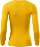 Γυναικείο μπλουζάκι με μακριά μανίκια, κίτρινος